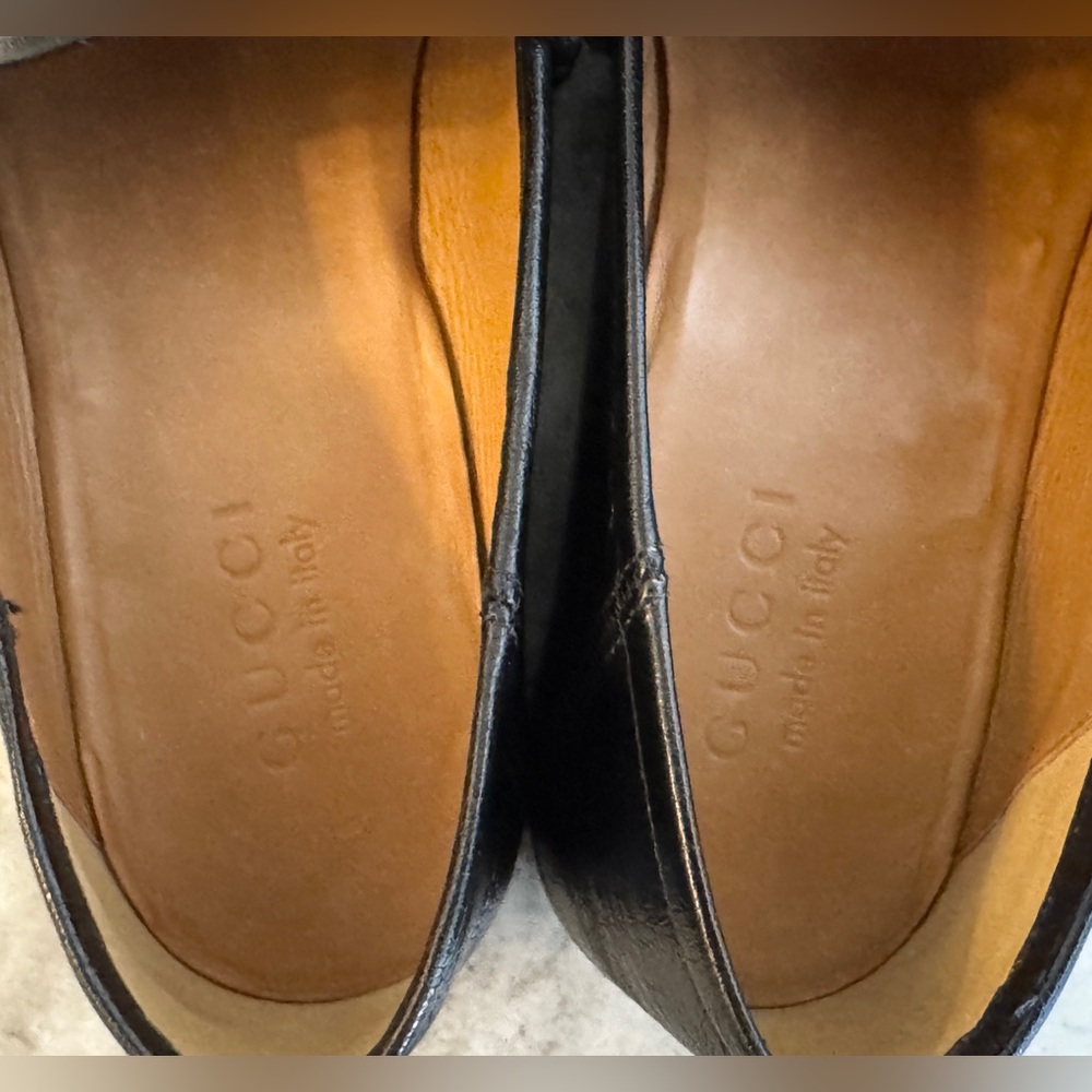 GUCCI Betis 1953 Black Leather Horsebit Loafers US 9 Gucci 8.5 Jordaan $1100 - Picture 10 of 13